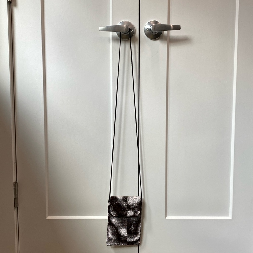 Rhinestone crossbody phone bag